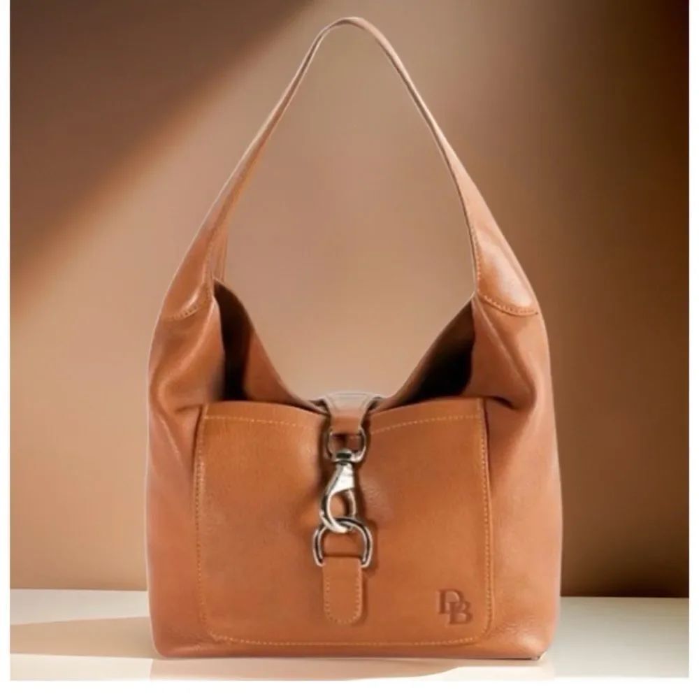 Vintage Dooney & Bourke Annalisa Hobo Bag in Caramel Size Médium
